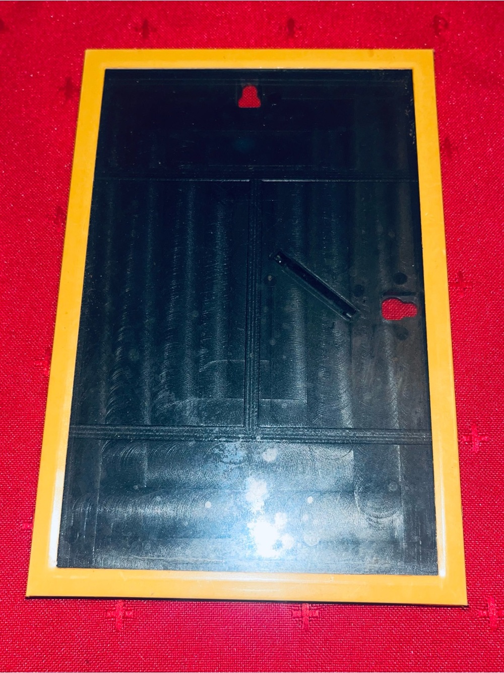 Yellow Picture Frame with Black Backing - Home Accent